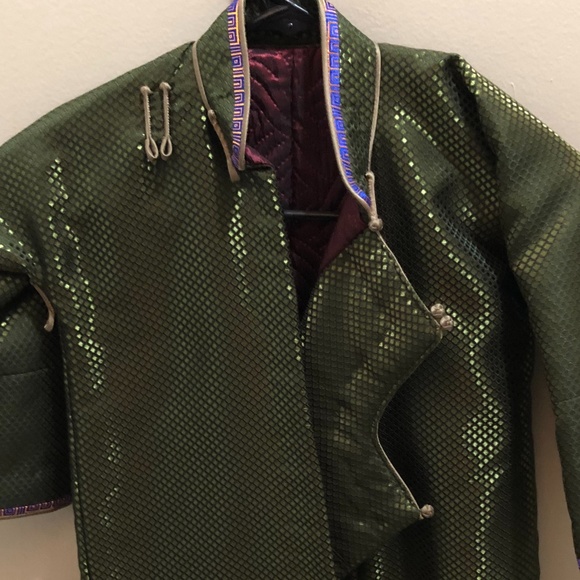 New Handmade Silk Mongolian Scales Coat - Picture 5 of 7